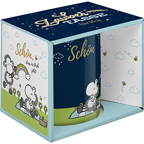 Sheepworld 47058 Zaubertasse, Farbwechseltasse Schön, Porzellan, 35 cl, Geschenkbox, 1 Stück (1er Pack)