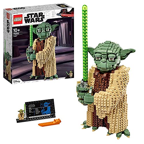 Lego 75255 Star Wars Yoda Bauset, Sammlermodell mit Displayständer, Angriff der Klonkrieger Kollektion