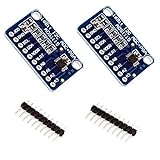 Hailege 2pcs ADS1115 16 Bit 16 Byte 4 Channel I2C IIC Analog-to-Digital ADC PGA Converter with Programmable Gain Amplifier High Precision ADC Converter Development Board for Arduino