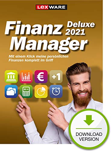 Lexware FinanzManager Deluxe 2021 Download|Einfache Buchhaltungs-Software für private Finanzen und Wertpapier-Handel