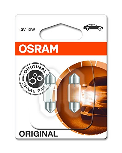 Osram ORIGINAL (C10W), 6438-02B, 12V, Doppelblister