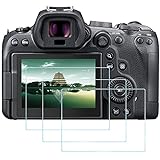 Fire Rock EOS R6 Kamera-Displayschutzfolie für Canon EOS R6 Full-Frame spiegellose Kamera, ultra-klar, 9H-Härte, für Canon R6