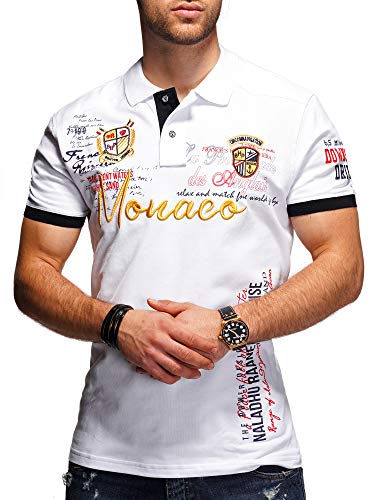 MT Styles Poloshirt Monaco T-Shirt MP-304 [Weiß, XL]