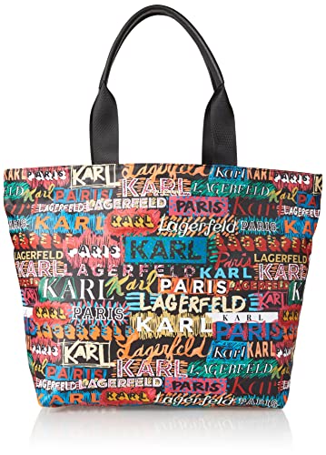 KARL LAGERFELD Paris Damen Lh9be3ad-Tyd-one Gr, Handtaschen-Tasche, Einheitsgröße, Multi Logo Maybelle
