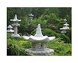 Deine Gartenoase Vogelhaus japanische Steinlaterne Gartendeko