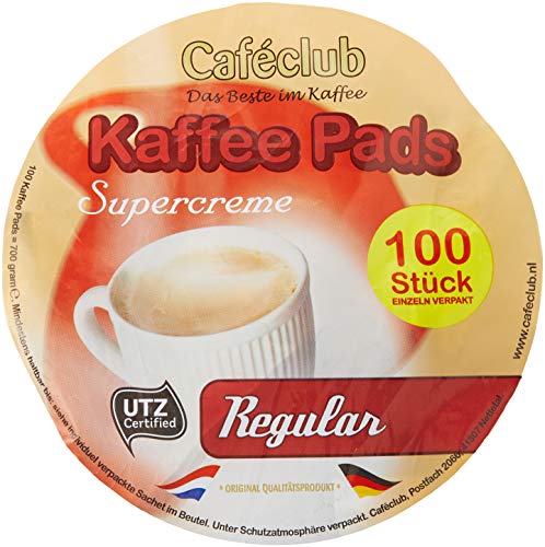 Cafeclub Supercreme Megabeutel Kaffeepads Regular 100 Stück