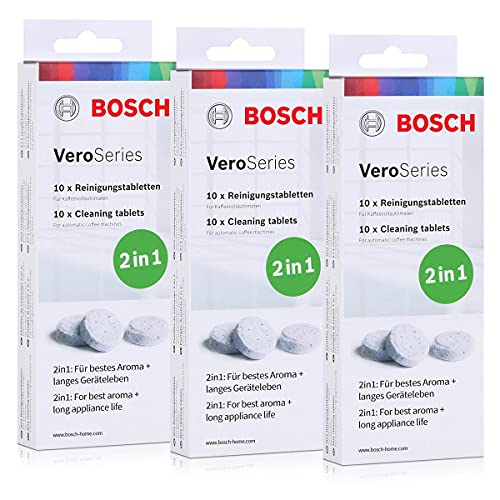 Bosch VeroSeries TCZ8001 Reinigungstabletten 2in1-10 Tabletten (3er Pack)