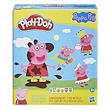 Play-Doh Peppa Wutz Stylingset mit 9 Dosen und 11 Accessoires, Peppa Wutz Spielzeug für Kinder ab 3 Jahren