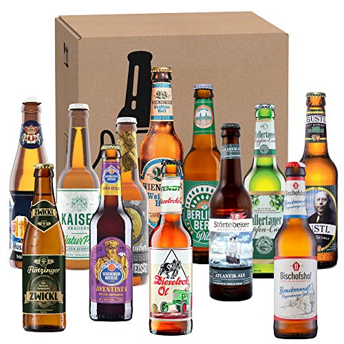 Original Kalea Bierspezialitäten im Probierpaket | 12x0,33l Flaschen | Biere von Privatbrauereien | Geschenke für Männer und Frauen (12 x 0,33l) (Probierset)