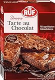 RUF Tarte au Chocolat, französische Tarte aus der Springform für einen Schokoladenkuchen mit gerösteten Kakaobohnen, vegan, 8er Pack (8x470g)