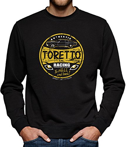 Toretto Racing Sweatshirt Pullover Herren XXL Schwarz
