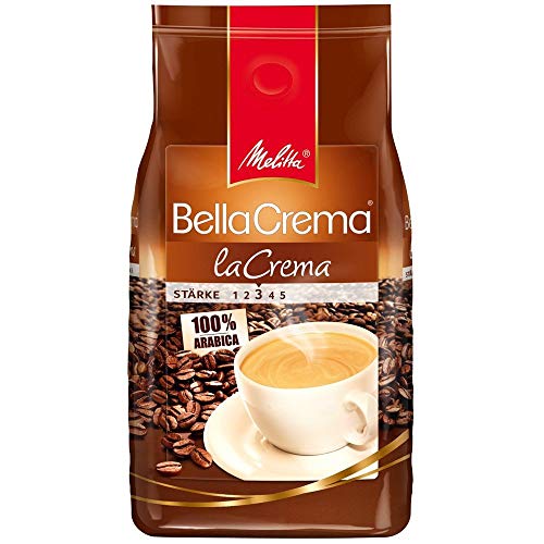 Melitta BellaCrema LaCrema, Kaffeebohnen 8x 1000g (8000g) - Bella Crema 100% Arabica