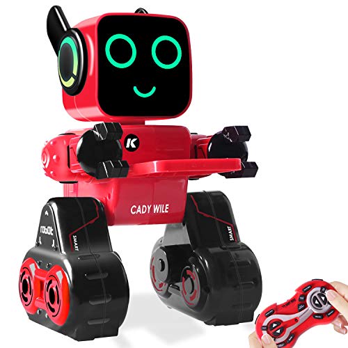 HBUDS Kinder Roboter Spielzeug & Geschenk - Fernbedienung, Touch & Soundsteuerung Interaktiver Smart Roboter mit Sparbüchse, Geld-Management RC Roboter Lernspielzeug