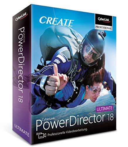 CyberLink PowerDirector 18 Ultimate | Professionelle Videobearbeitung | Lebenslange Lizenz | BOX | Windows