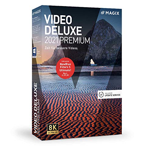 Magix deluxe 2021 Premium – Zeit für bessere Videos! Premium mehrere limitless PC Disc Disc