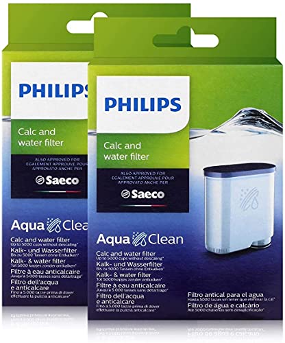 Saeco CA6903/01 AquaClean Kalk und Wasserfilter (für Saeco und Philips Kaffeevollautomaten, doppelpack)