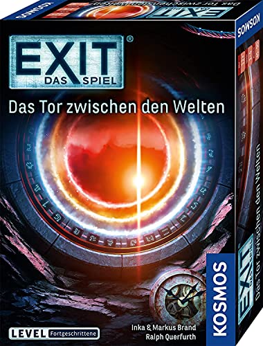 Kosmos 695231 EXIT - Das Spiel - Das Tor zwischen den Welten, Level: Fortgeschrittene, Escape Room Spiel, für 1 bis 4 Spieler ab 12 Jahre, einmaliges Event-Spiel, spannendes Gesellschaftsspiel