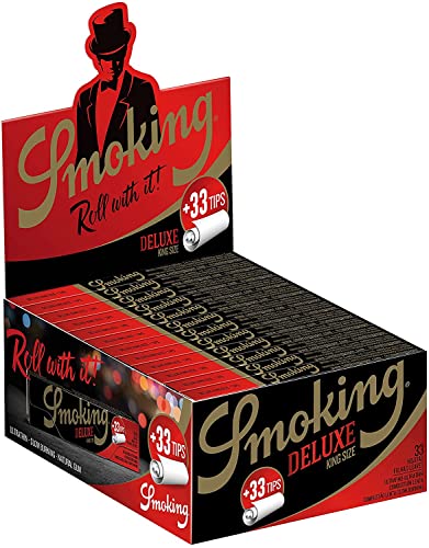 Smoking Blättchen Smoking Deluxe Slim and Tips x 24