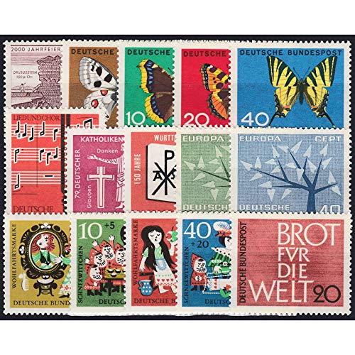 Goldhahn BRD Bund Jahrgang 1962 postfrisch ** MNH komplett Briefmarken für Sammler