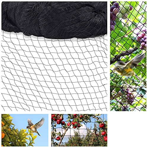 15 m x 15 m Vogelschutznetz vogelnetz Pflanzennetz Teichnetz Gartennetz für Garten, Balkon oder Teich Kirschbaum Maschenweite 5 x 5 cm große Löcher