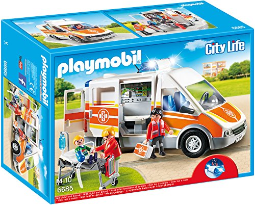Playmobil 6685 - Krankenwagen mit Licht und Sound