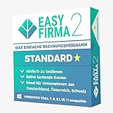 Rechnungsprogramm EasyFirma 2 Standard - für Kleinunternehmer und Handwerker. Rechnungen, Angebote, Kunden- und Artikelverwaltung, ...
