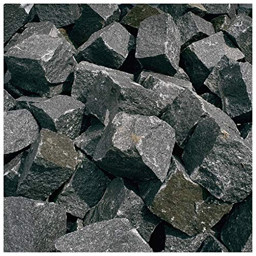 AUPROTEC Granit Pflastersteine 1t Naturstein 9/11 schwarz DIN EN 1342: 1000 kg