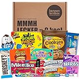 USA Box | Kennenlernbox mit 12 beliebten Süßigkeiten aus Amerika | Geschenkidee für besondere Anlässe