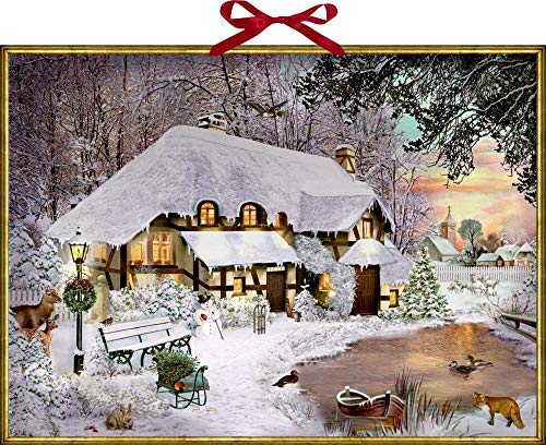 Wandkalender – Winterliches Cottage