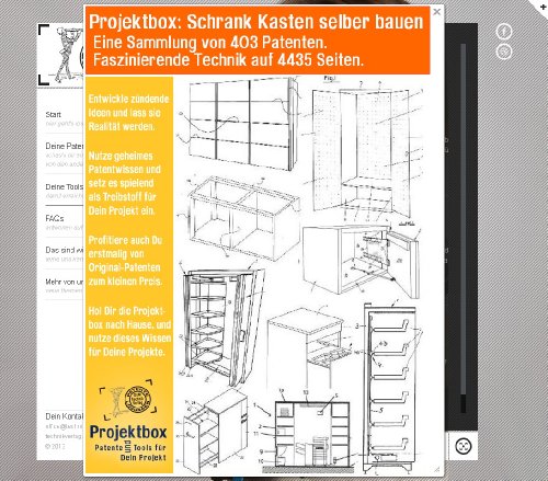 Schrank Kasten selber bauen: Deine Projektbox inkl. 403 Original-Patenten bringt Dich mit Spaß ans Ziel!