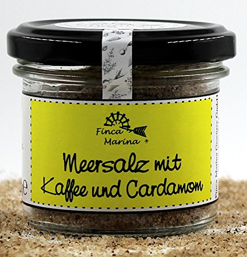 Kaffeesalz mit Cardamom 90g aus der Finca Marina Gewürzmanufaktur