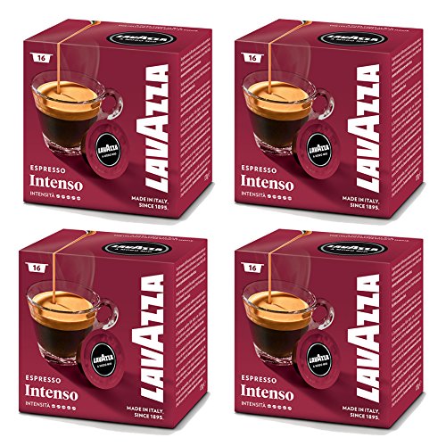 Lavazza A Modo Mio Espresso Intenso, Kaffee, Kaffeekapseln, Röstkaffee, 64 Kapseln