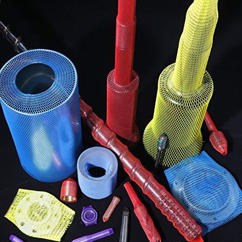 Netzschutzschlauch, Oberflächenschutznetz ProtectaSleeve Light, Ø 20-45mm, 50m pink, zum Schutz von empfindlichen Gegenständen bei Transport und Lagerung