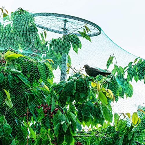 Greifvogelschutznetz HüHner Taubennetz Balkon Teichnetz Feinmaschig Maschenweite 1.5x1.5cm für Vogelabwehr Beetschutz, engmaschig,3x10m