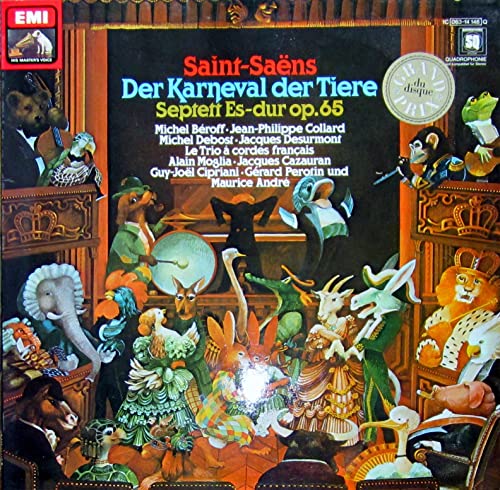 Camille Saint-Saëns - Septett Op. 65; Der Karneval Der Tiere - His Master's Voice - 1C 063-14 148 Q
