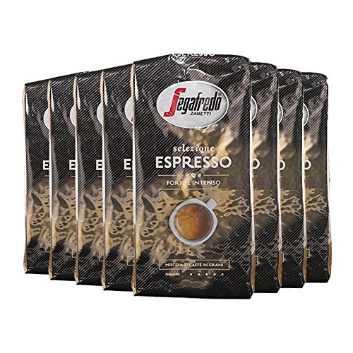 Segafredo Selezione Espresso Forte Intenso, 1000g ganze Bohne (8x1kg), 8er Pack