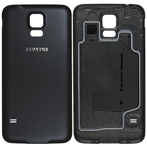 Original Samsung Akkudeckel black / schwarz für Samsung G903F Galaxy S5 NEO (Akkufachdeckel, Batterieabdeckung, Rückseite, Back-Cover) - GH98-37898A