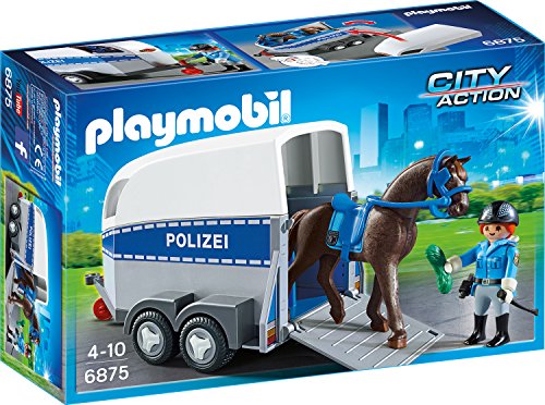 Playmobil 6875 - Berittene Polizei mit Anhänger