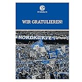 Grusskarte Karte „Wir gratulieren” FC Schalke 04 S04