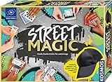 Kosmos 682002 Street Magic, Coole Zaubertricks für unterwegs, magische Zauberutensilien, 75 Tricks, Zaubern Lernen, Zauberkasten für Einsteiger, Jugendliche und Kinder ab 8 Jahre, Online-Tutorials