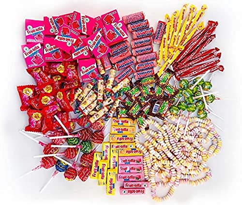 Chupa Chups Kinder Süßigkeiten Mix, 150-teilig, mit Lollis, Kaugummis, Kaubonbons & Spezialartikeln, Mentos, Center Shock, Fruittella, Look-o-Look, Ideal für Halloween Parties, 1300 g