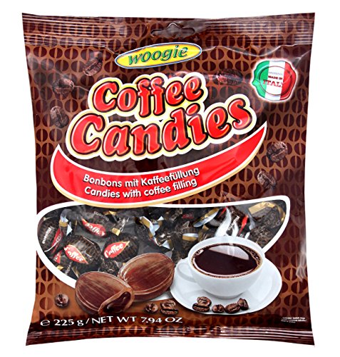 Bonbons Woogi Coffee Candies mit Kaffeefüllung 225g Beutel