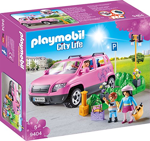 PLAYMOBIL City Life 9404 Familien-PKW mit Parkbucht, Ab 5 Jahren