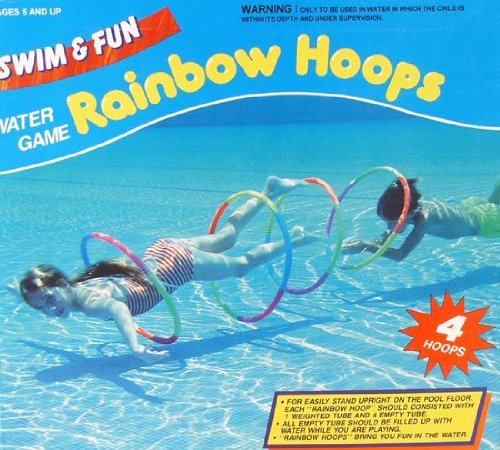 Rainbow Hoops - 4 große Tauchringe zum Durchtauchen 56cm