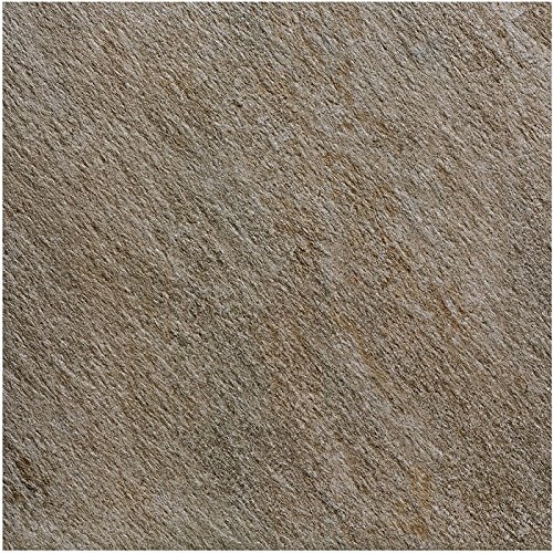 Terrassenplatten Natursteinoptik/Schiefer dunkelgrau matt, glasiert, R10, 60x60x2cm, 1Krt=0,72qm, MOES259