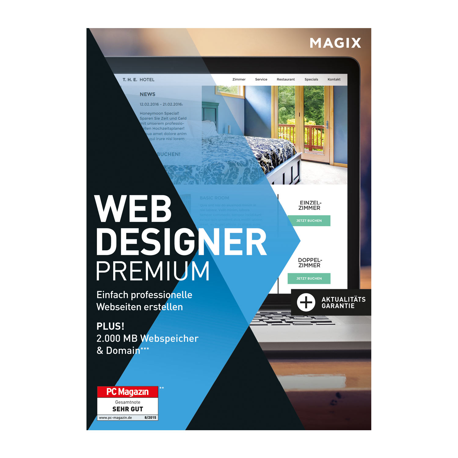 Magix Web Designer Premium Professionelle Websites selbst erstellen