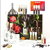 DO YOUR GIN | DIY Gin-Set – für zu Hause oder als Geschenk | Bekannt aus Sat1, Vogue, Spiegel | 12 Botanicals im Glas | Craft Gin zum Selber-Machen