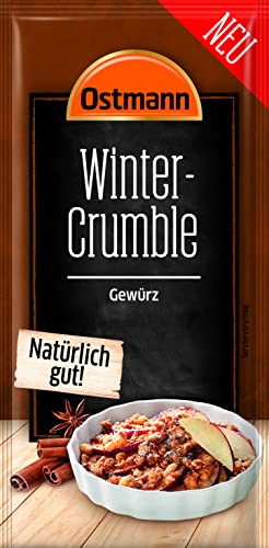 Ostmann Gewürze – Winter-Crumble Gewürz, für Apfel-Crumble und Streuselkuchen, 20 g im Beutel